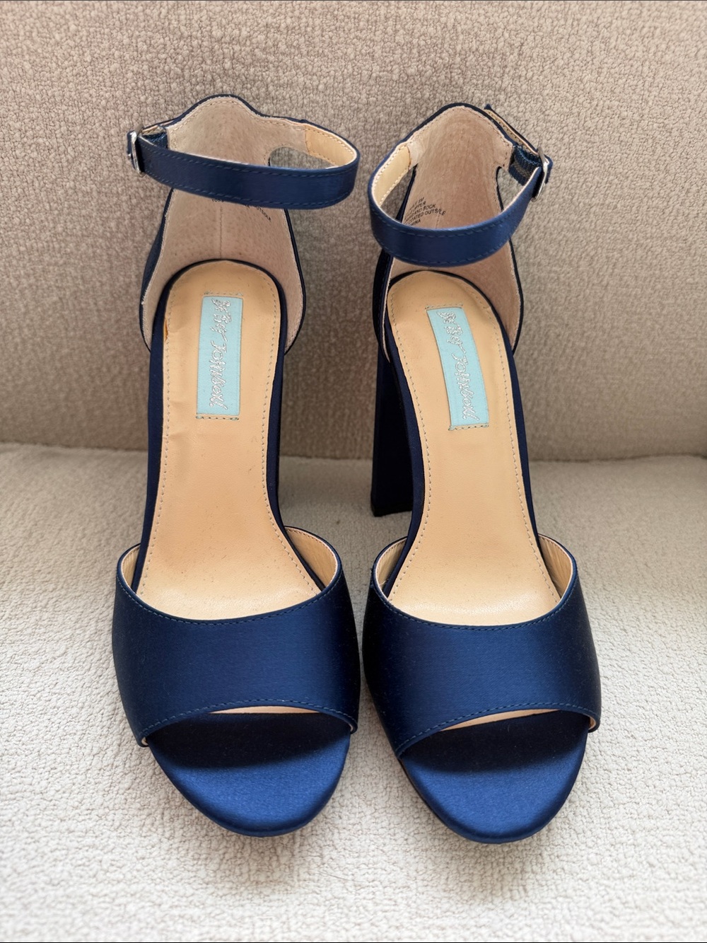 Betsy Johnson Ankle-Strap Open Toe Heel